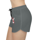 Beast Attire Women's Grey Casual Shorts (AOP)