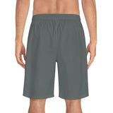 Beast Attire Men's Grey Board Shorts (AOP)
