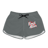 Beast Attire Women's Grey Casual Shorts (AOP)