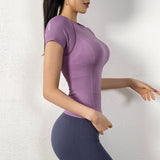 Seamless Quick Dry Yoga Shirts