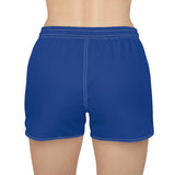 Beast Attire Women's Blue Casual Shorts (AOP)