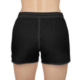 Beast Attire Women's Black Casual Shorts (AOP)