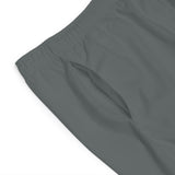 Beast Attire Men's Grey Board Shorts (AOP)