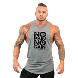 Men Bodybuilding Hooded Tank Top