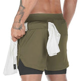 2 In 1 Double-deck Quick Dry Shorts